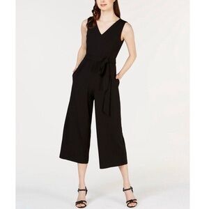 CALVIN KLEIN Sleeveless Jumpsuit Black Size 8